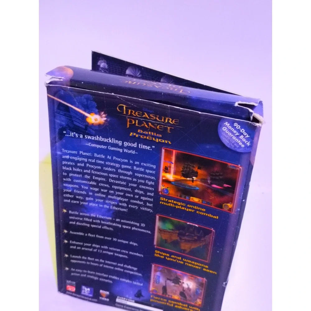 Disney Treasure Planet Battle at Procyon PC Game & Tron 2.0 Sneak Peek VTG Y2K